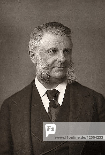 Frederick Augustus Abel (1827-1902)  englischer Chemiker und Erfinder  um 1890. Künstler: Unbekannt
