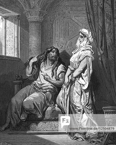 Samson und Delilah  1866. Künstler: Gustave Doré