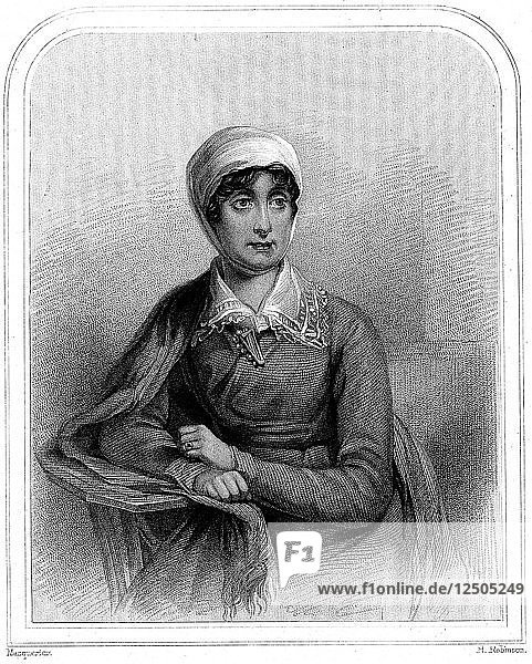 Joanna Baillie (1762-1851)  schottische Dichterin und Dramatikerin  1870. Künstlerin: Unbekannt