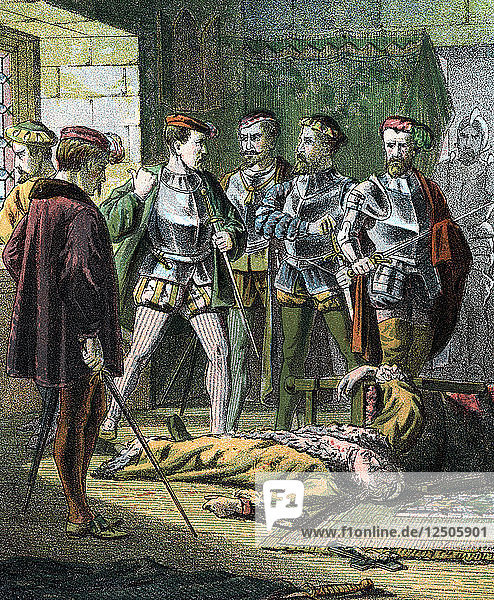 Heinrich von Lothringen  3. Duc de Guise  französischer Soldat und Staatsmann des 16. Jahrhunderts  Mitte des 19. Jahrhunderts. Künstler: Unbekannt