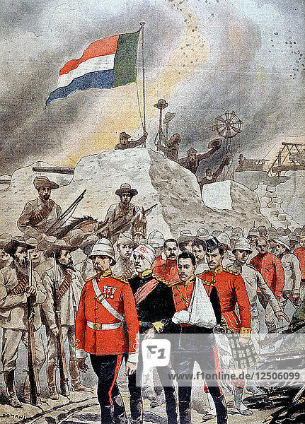 Fall der britischen Garnison in Jamestown  Südafrika  Burenkrieg  1901. Künstler: Unbekannt