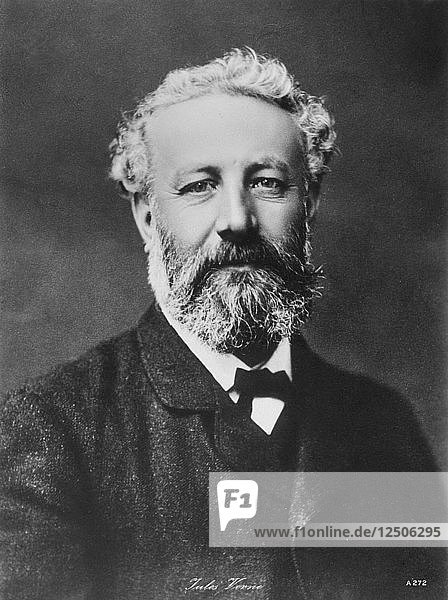 Jules Verne  French adventure and science fiction author  late 19th century. Artist: Unknown