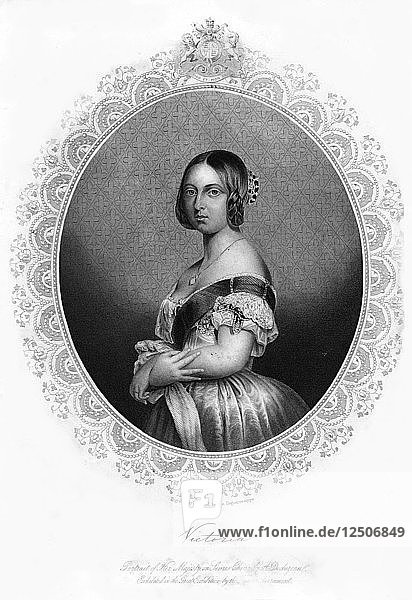 Königin Victoria  um 1850  Künstler: DJ Pound