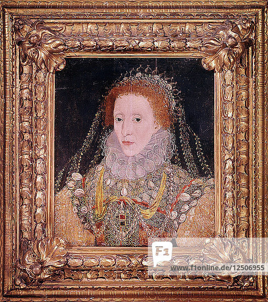 Elizabeth I  Queen of England and Ireland  c1580. Artist: Unknown