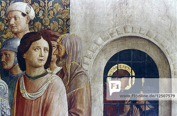 The Judgement of St Laurence (detail)  mid 15th century. Artist: Fra Angelico
