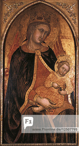 Madonna mit Kind  Ende 14./Anfang 15. Jahrhundert. Künstler: Taddeo di Bartolo