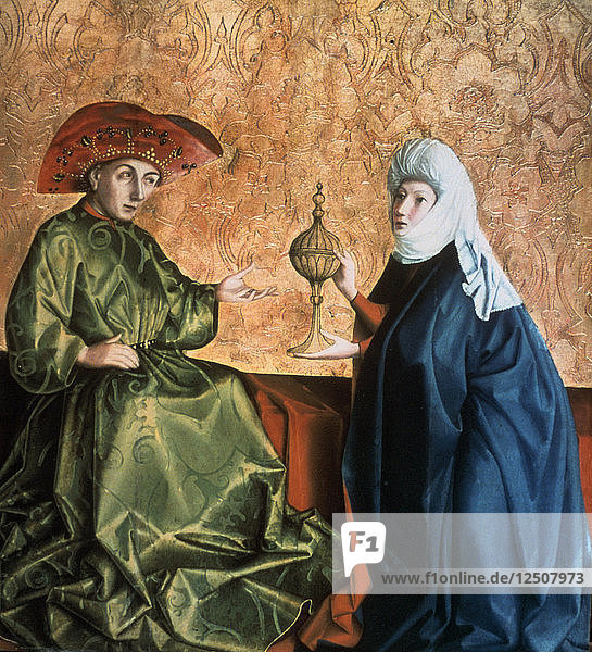 König Salomon und die Königin von Saba  1435. Künstler: Conrad Witz