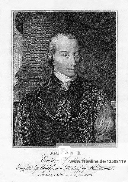 Francis II  Holy Roman Emperor  1815.Artist: Henri Meyer