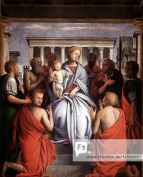 Madonna mit Kind  Ende 15./Anfang 16. Jahrhundert. Künstler: Bramantino