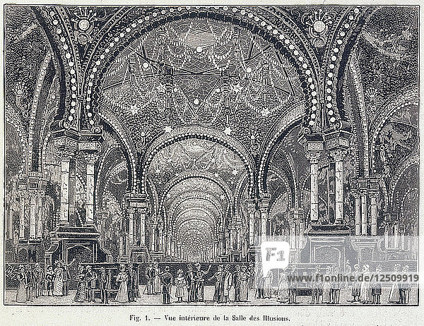 La Salle des Illusions  Paris  September 1900. Künstler: Unbekannt
