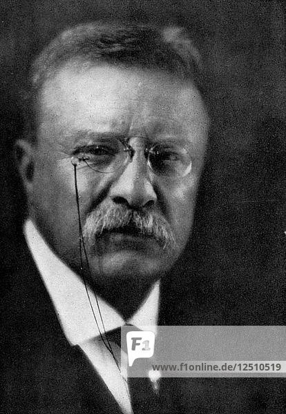 Theodore Roosevelt  26th President of the United States  (1933). Artist: Unknown