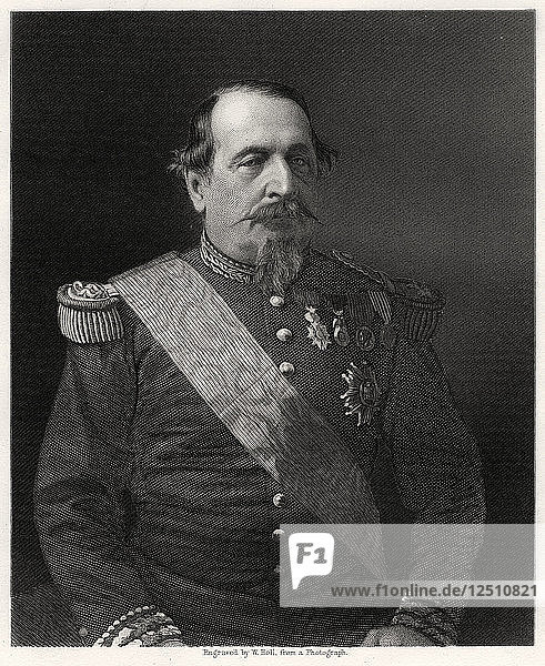 Napoleon III  Emperor of France  19th century. Artist: W Holl