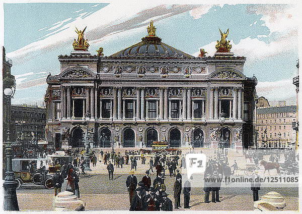 Der Palais Garnier  Paris  um 1900. Künstler: Unbekannt