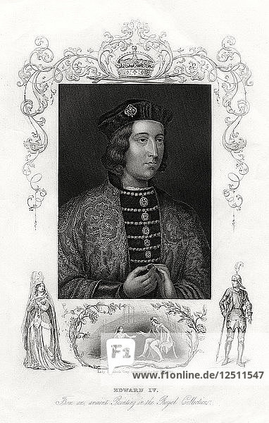 Edward IV.  König von England  1860. Künstler: Unbekannt