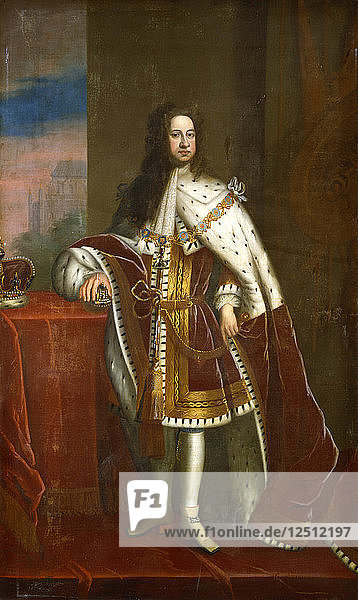 Georg I. (1660-1727)  um 1714. Künstler: Sir Godfrey Kneller