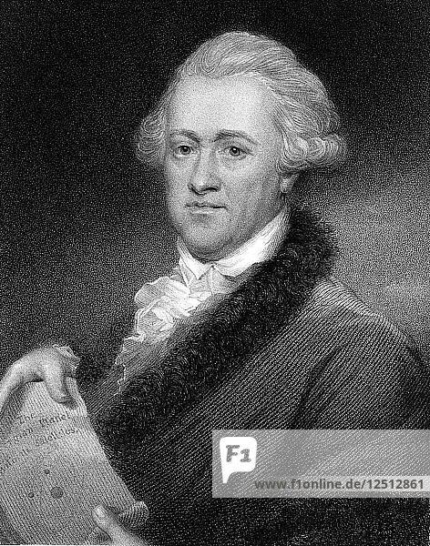 William Herschel (1738-1822)  German-born English astronomer. Artist: Unknown