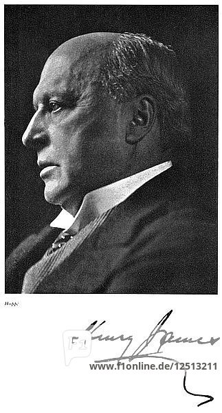 Henry James  amerikanischer Romancier  Ende des 19. bis Anfang des 20. Jahrhunderts. Künstler: Unbekannt