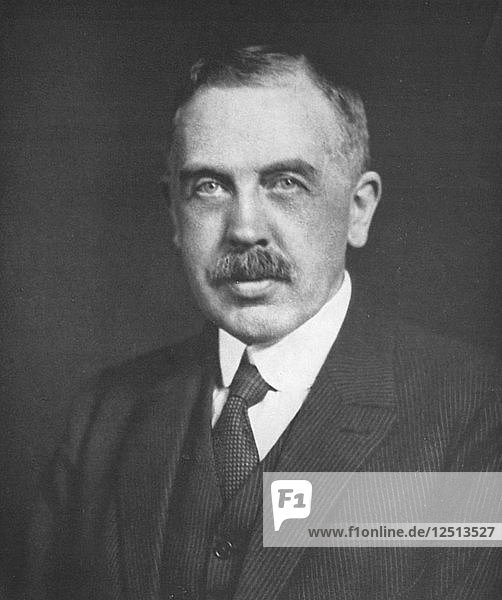 Herbert Stanley Allen (1873-1954)  englischer Mathematiker und Physiker. Künstler: Unbekannt