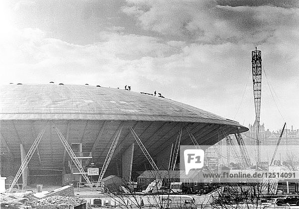 Construction of the Dome of Discovery  Festival of Britain  London  1951. Artist: Henry Grant