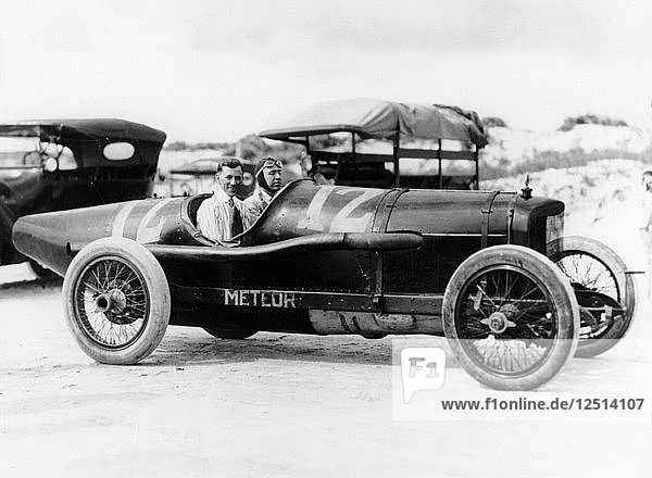 Jimmy Murphy in Duesenberg racing car  c1920. Artist: Unknown
