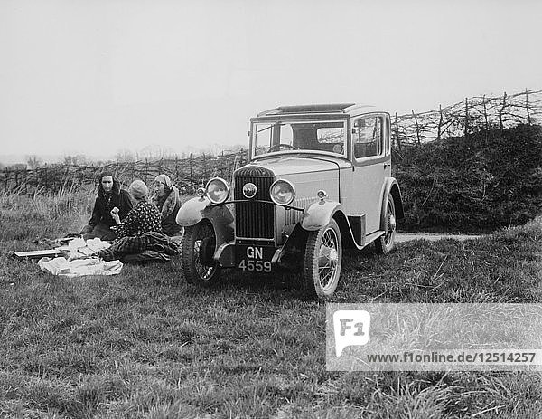 1931 Triumph Scorpion 2-türige Limousine  (ca. 1930er Jahre?). Künstler: Unbekannt