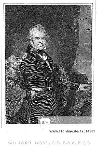 John Ross  britischer Polarforscher und Marineoffizier  19. Jahrhundert. Künstler: Unbekannt