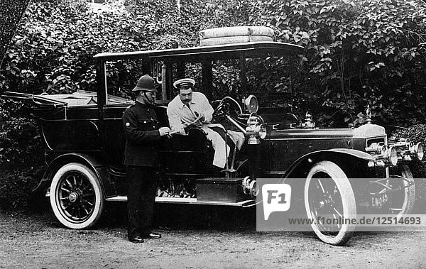 1909 Daimler  (um 1909?). Künstler: EW Woodbine