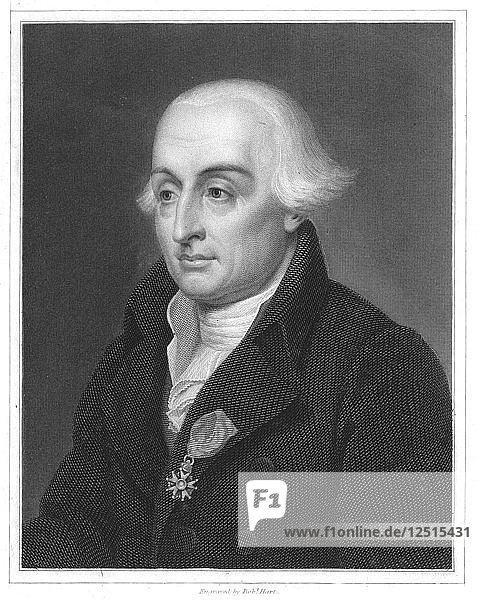 Joseph Louis Lagrange  französischer Mathematiker  1833. Künstler: Unbekannt
