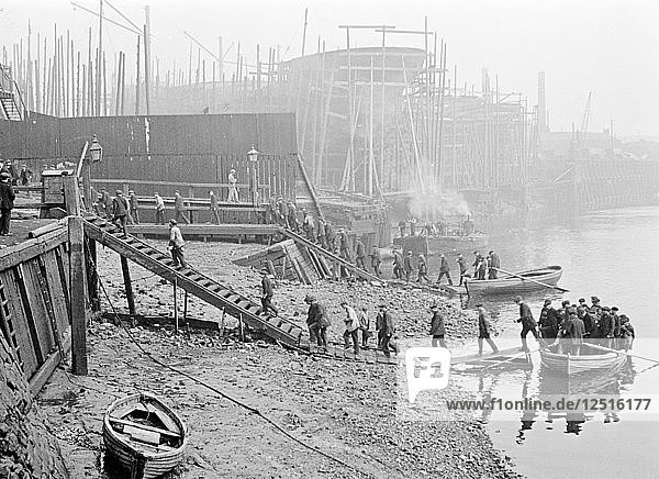 Thames Ironworks  London  c1908. Artist: Unknown