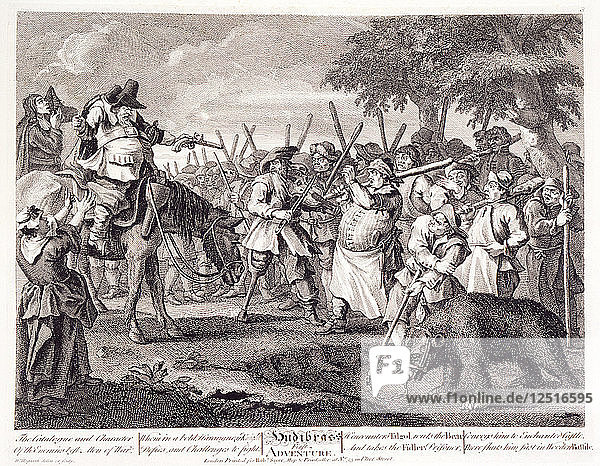 Hudibrass Erstes Abenteuer  18. Jahrhundert. Künstler: William Hogarth