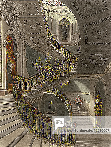Carlton House grand staircase  Westminster  London. Artist: Unknown