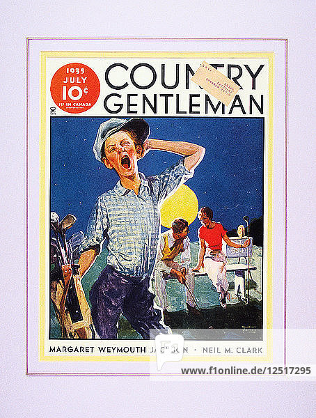 Titelseite der Zeitschrift Country Gentleman  Amerika  Juli 1935. Künstler: Unbekannt