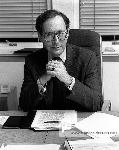 Malcolm Rifkind (1946- )  britischer Außenminister  1991. Künstler: Sidney Harris