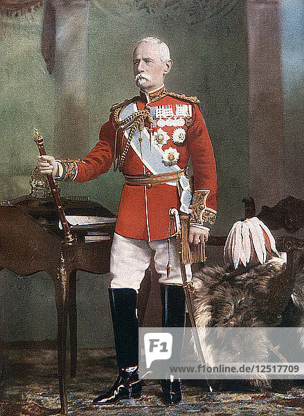 Field Marshal Lord Roberts  Commander in Chief of the forces in South Africa  1902.Artist: Lafayette