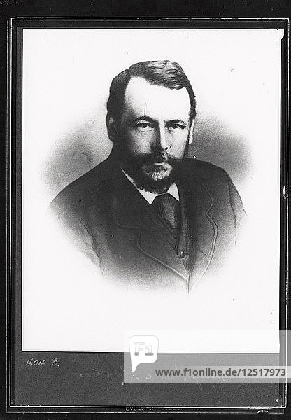 Porträt von Henry Isaac Rowntree  1870. Künstler: Unbekannt