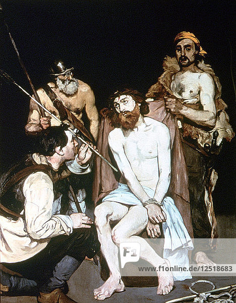 Die Verspottung Christi  1885. Künstler: Edouard Manet