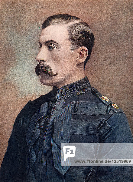 Generalmajor JF Brocklehurst  Befehlshaber der 2. Kavalleriebrigade  Natal Field Force  1902 Künstler: Atelier Bassano