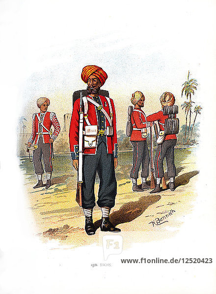 15. Sikhs  um 1890  Künstler: H Bunnett