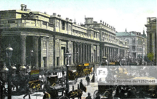 Bank of England  London  20. Jahrhundert. Künstler: Unbekannt