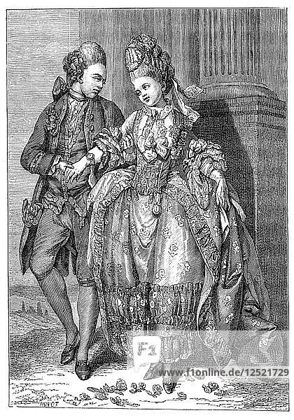 Das Kostüm der Ehe  (1885)  Künstler: Schenau