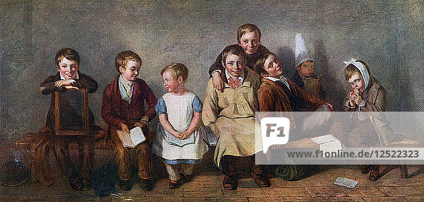 Das Lächeln  1842  (1912).Künstler: Thomas Webster