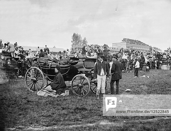 Ascot Racecourse  Berkshire  ca. 1870-c1900. Künstler: York & Sohn