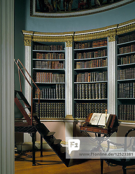 Die Bibliothek  Kenwood House  Hampstead  London  1989. Künstler: Paul Highnam