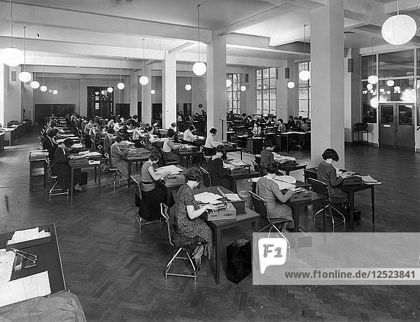 Innenraum des Unilever House  London  1930er Jahre. Künstler: Fox Fotos