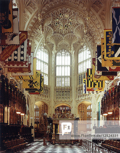 Kapelle Heinrichs VII.  Westminster Abbey  London  1995. Künstler: Eric de Maré