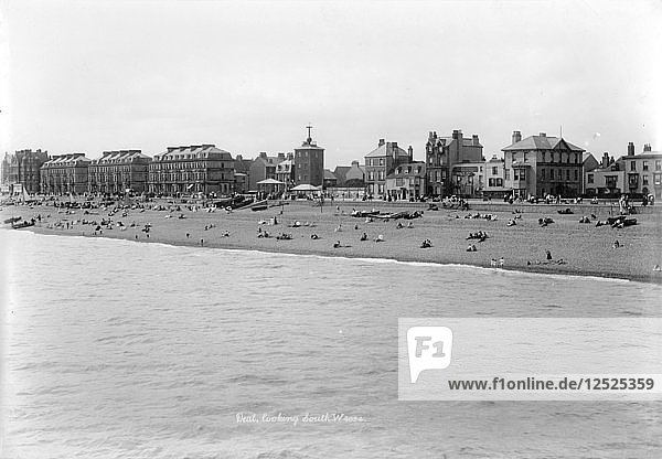 Der Strand von Deal  Kent  1890-1910. Künstler: Unbekannt