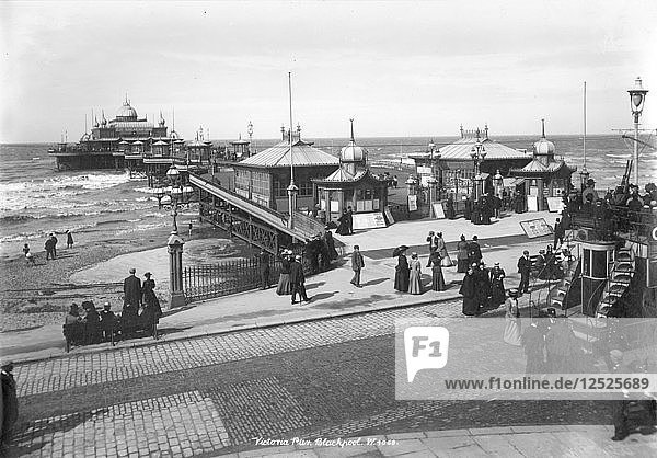 Victoria Pier  Blackpool  Lancashire  1890-1910. Artist: Unknown