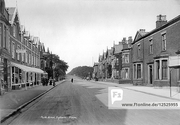Park Street  Lytham St Annes  Lancashire  1890-1910. Künstler: Unbekannt