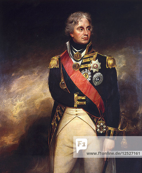 Vicomte Horatio Nelson  1801. Künstler: Sir William Beechey