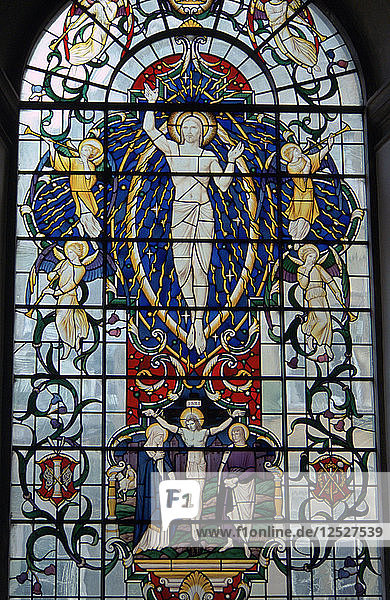 The Crucifixion and Ascension St Lawrence Jewry-Next-Guildhall church London. Artist: Bill Forbes